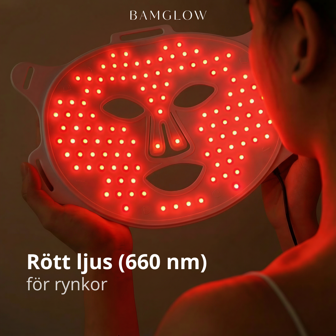 Rött ljus (660 nm) mot rynkor - vad säger forskningen?